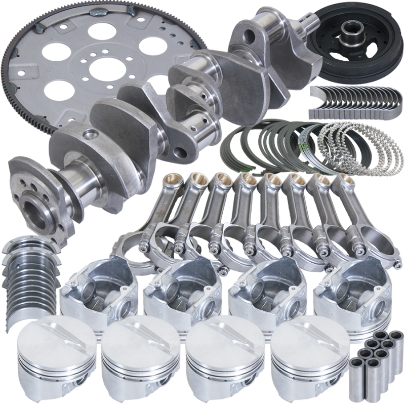 Eagle B13005E030 - EAGB13005E030 - Eagle Chevrolet Small Block 5140 Steel I-Beam Balanced Rotating Assembly Kit - Shipped in Europe - Tuningsupply.com