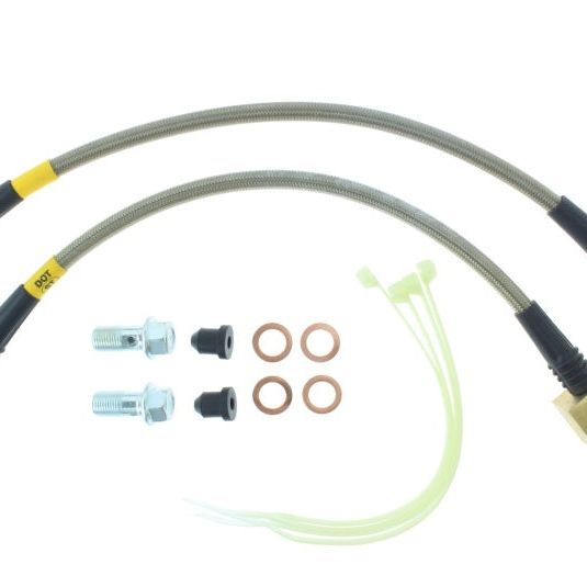 Stoptech 950.62508 - STO950.62508 - StopTech 06-09 Chevy Trailblazer Stainless Steel Rear Brake Lines - Shipped in Europe - Tuningsupply.com