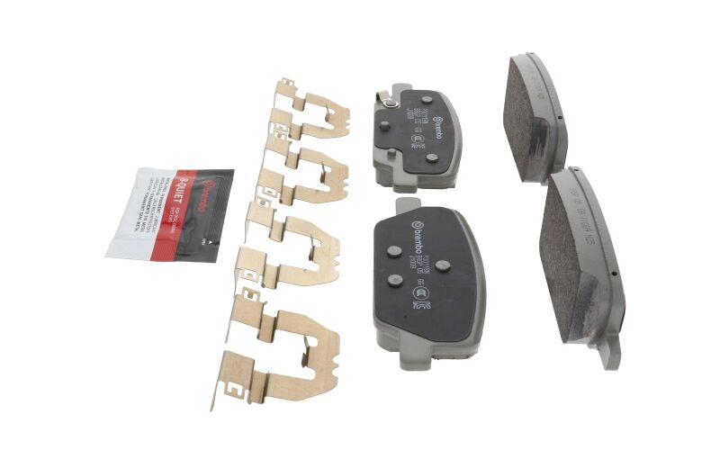 Brembo OE P30118N - BREP30118N - Brembo OE 20-24 Hyundai Palisade/19-20 Santa Fe/20-24 Kia Telluride PRIME Ceramic Brake Pad - Rear - Shipped in Europe - Tuningsupply.com
