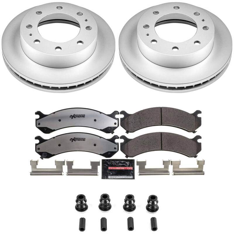 PowerStop CPK2071-36 - PSBCPK2071-36 - Power Stop 02-04 Chevrolet Avalanche 2500 Front Z36 Coated Truck & Tow Brake Kit - Shipped in Europe - Tuningsupply.com