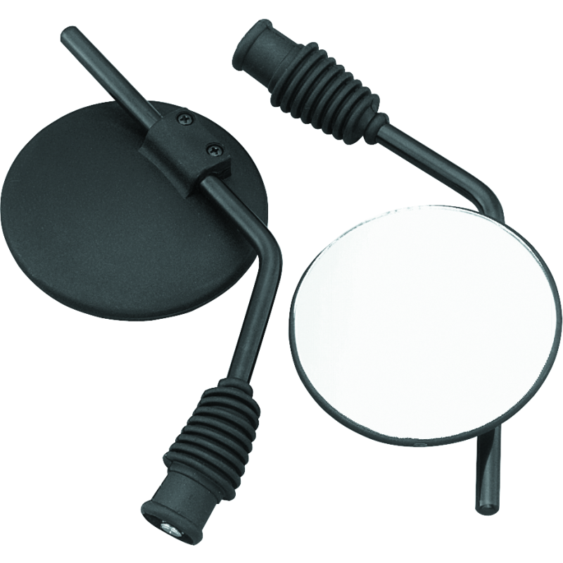 BikeMaster 601117 - BKM601117 - BikeMaster Universal Enduro Mirror 10mm - Each -Black - Shipped in Europe - Tuningsupply.com