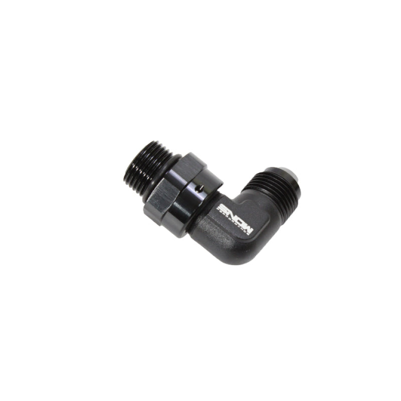 Snow Performance SNF-60889 - SNOSNF-60889 - Snow -8 ORB to -8AN 90 Degree Swivel Fitting (Black) - Shipped in Europe - Tuningsupply.com