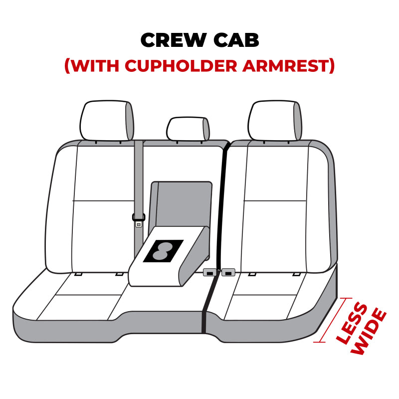 Covercraft SSC8396COBK - CVRSSC8396COBK - Covercraft 11-24 Dodge Ram Carhartt Super Dux SeatSaver Custom Second Row Seat Covers - Black - Shipped in Europe - Tuningsupply.com