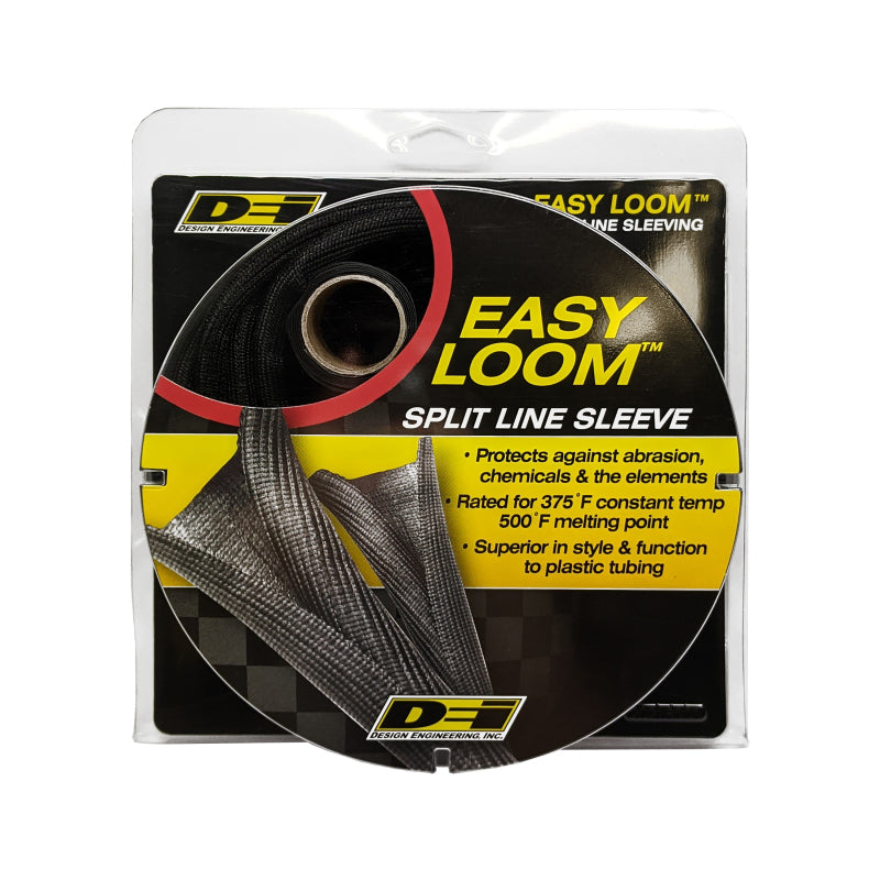 DEI 10650 - DEI10650 - DEI Split Wire Sleeve Easy Loom 5mm-3/16in x 20 Black - Shipped in Europe - Tuningsupply.com