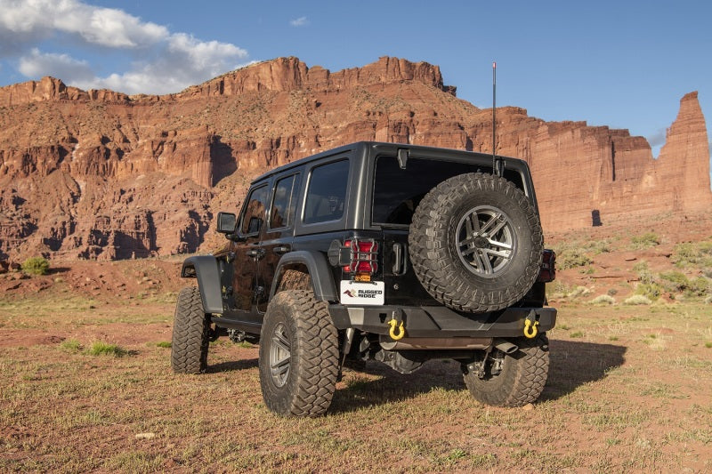 Rugged Ridge - RUG11540.36 - Rugged Ridge HD Bumper Rear 18-20 Jeep Wrangler JL - Shipped in Europe - Tuningsupply.com