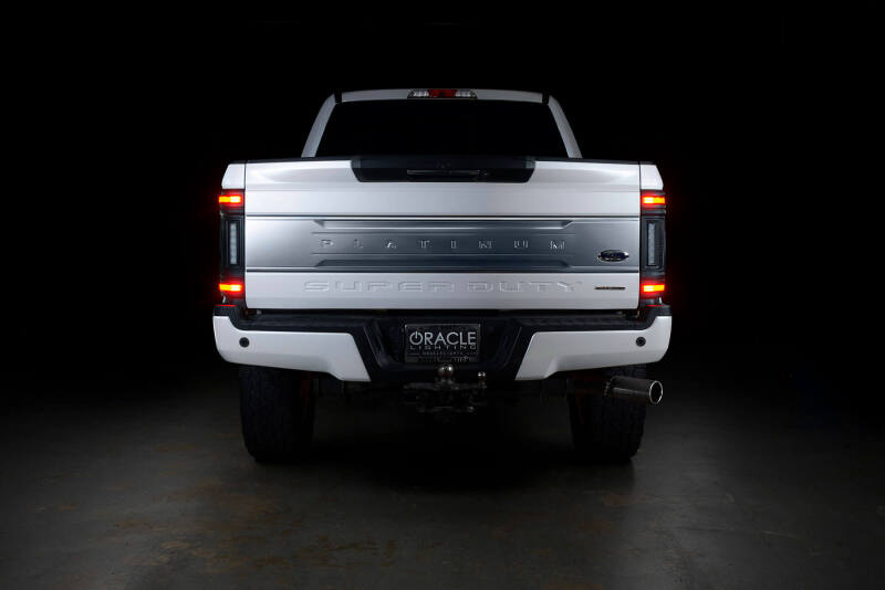 ORACLE Lighting 5896-504-T - ORL5896-504-T - Oracle Lighting 17-22 Ford F-250/350 (Black Series) Flush Mount LED Tail Lights - Shipped in Europe - Tuningsupply.com