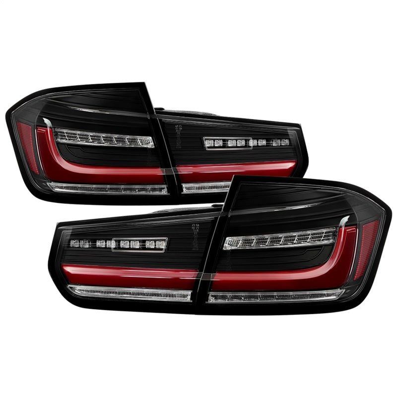 SPYDER 5088307 - SPY5088307 - Spyder BMW 3 Series F30 2012-2018 Full LED Tail Lights (ALT-YD-BMWF3012-SEQ-BK) Black (WONT FIT X3) - Shipped in Europe - Tuningsupply.com