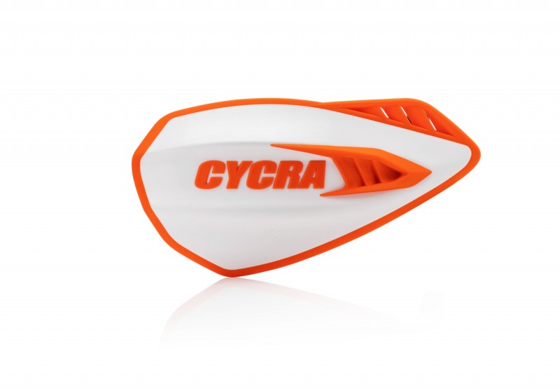 Cycra 1CYC-0056-229 - CYC1CYC-0056-229 - Cycra Cyclone MX - White/ Orange - Shipped in Europe - Tuningsupply.com