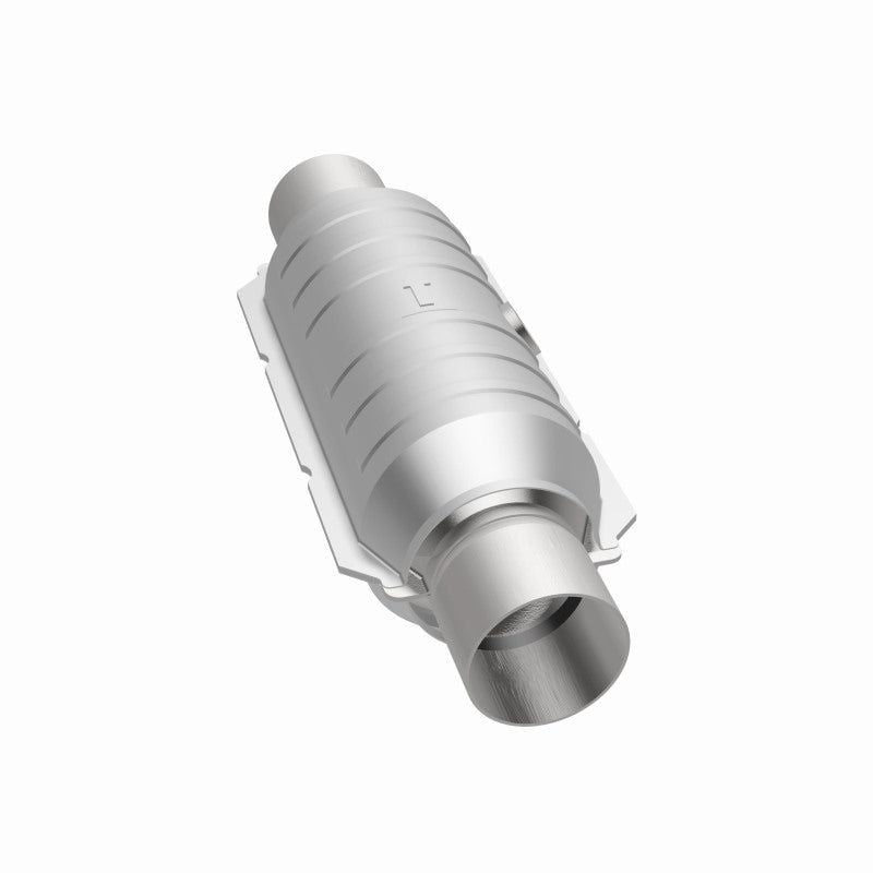 Magnaflow 51354 - MAG51354 - MagnaFlow Conv Univ 2in Inlet/Outlet Center/Center Round 11in Body L x 5.125in W x 15in Overall L - Shipped in Europe - Tuningsupply.com