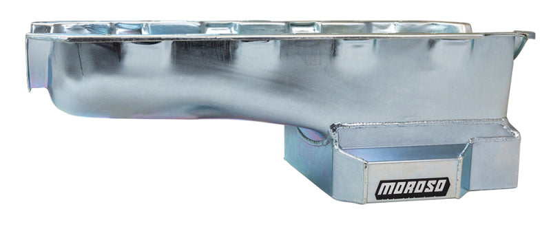 Moroso 20401 - MOR20401 - Moroso Chevrolet Big Block Mark IV Kicked Out Wet Sump 6qt 8in Steel Oil Pan - Shipped in Europe - Tuningsupply.com