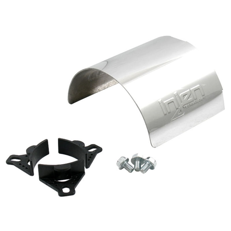 Injen HS3500P - INJHS3500P - Injen Aluminum Air Filter Heat Shield Universal Fits 3.50 Polished - Shipped in Europe - Tuningsupply.com