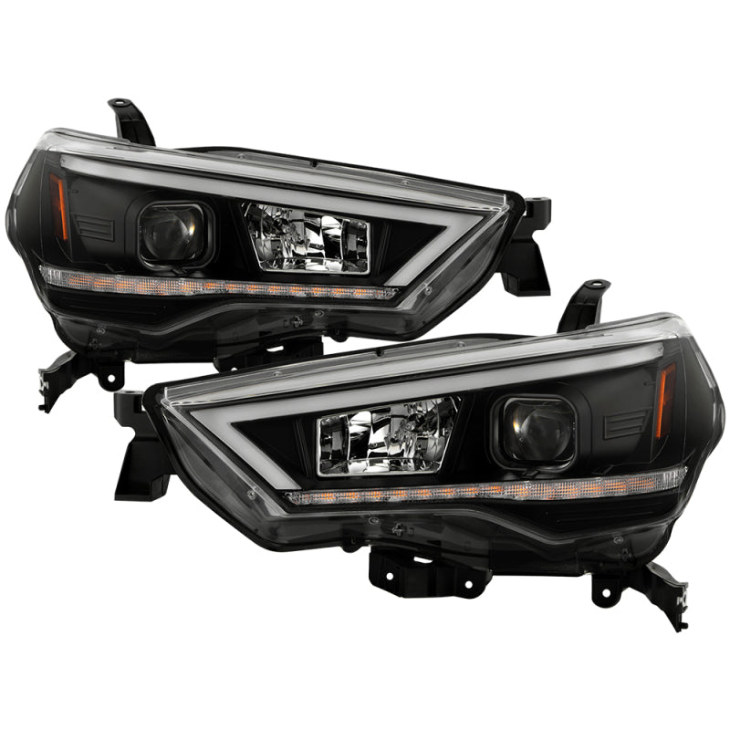 SPYDER 5088154 - SPY5088154 - Spyder 14-20 Toyota 4Runner Projector Headlights w/Seq. LED Turn Sig. LED White Light Bar Park Light - Shipped in Europe - Tuningsupply.com