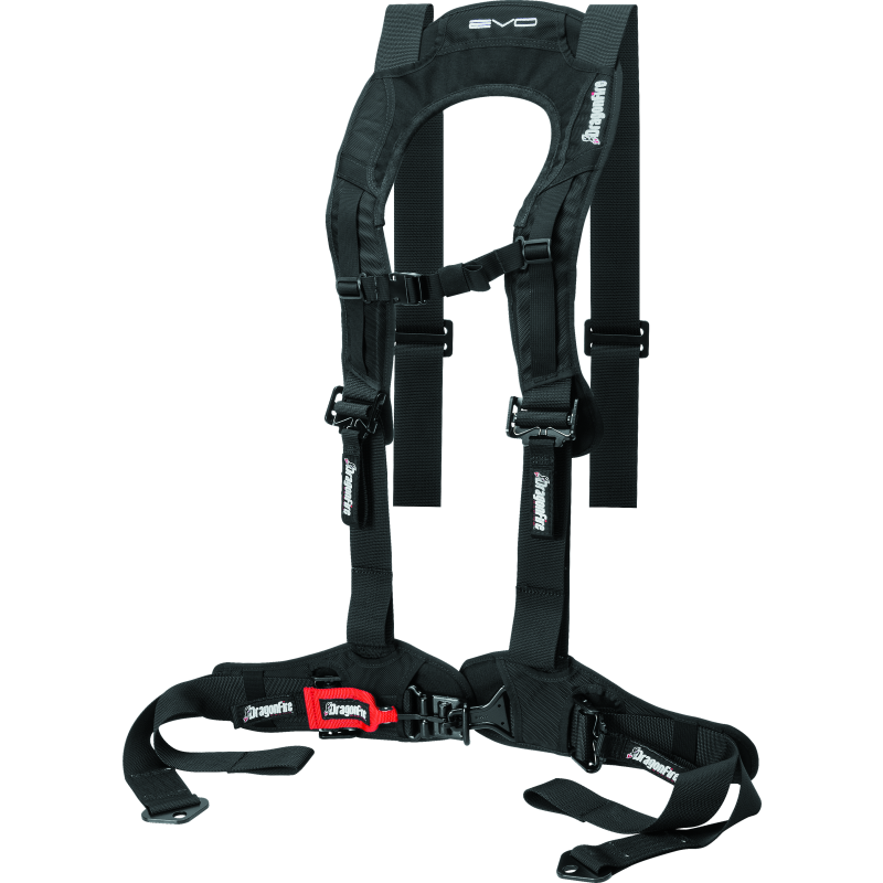 DragonFire Racing 520761 - DFR520761 - DragonFire Racing Harness Evo- Black - Shipped in Europe - Tuningsupply.com