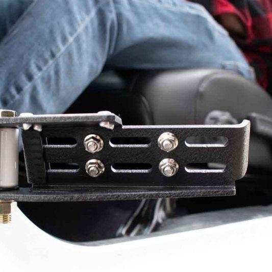 Fishbone Offroad FB21268 - FBOFB21268 - Fishbone Offroad 2007+ Jeep Wrangler/Gladiator Steel - Black Foot Peg Set - Shipped in Europe - Tuningsupply.com