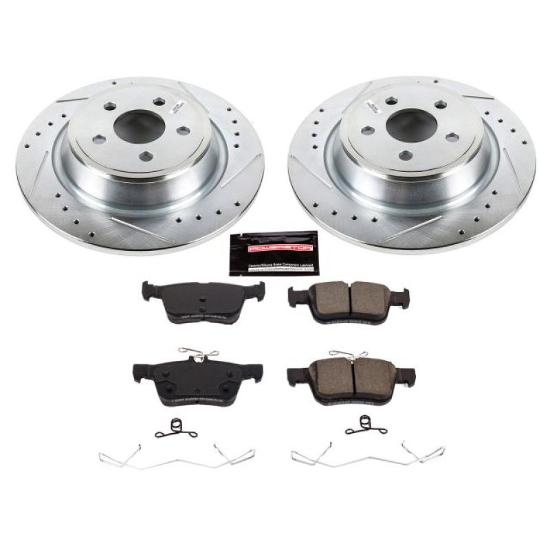 PowerStop K7417 - PSBK7417 - Power Stop 17-18 Lincoln Continental Rear Z23 Evolution Sport Brake Kit - Shipped in Europe - Tuningsupply.com