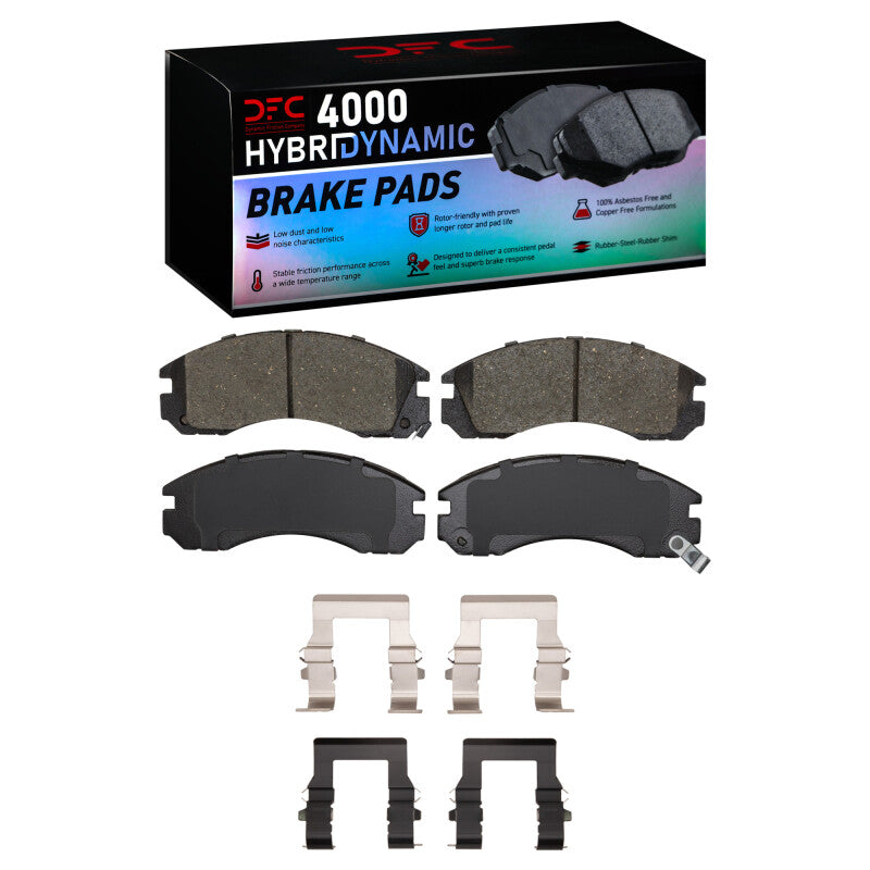 DFC 4000-0530-01 - DFC4000-0530-01 - DFC 91-99 Mitsubishi 3000GT Front 4000 HybriDynamic Brake Pads and Hardware Kit - Shipped in Europe - Tuningsupply.com
