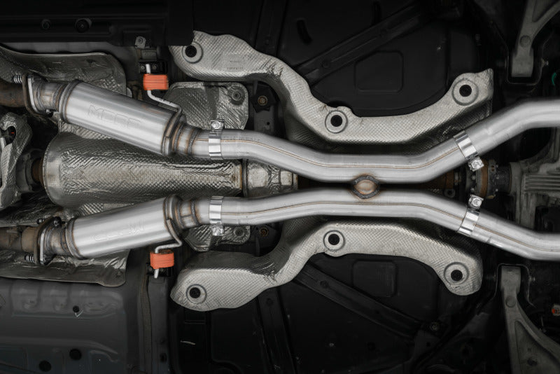 MBRP PS5525AL - MBRPS5525AL - MBRP 2012+ Jeep Grand Cherokee SRT 6.4L 3in Dual Rear Exit Aluminized Catback Exhaust - T304 Tips - Shipped in Europe - Tuningsupply.com