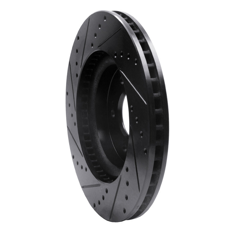 R1 Concepts 633-21040R - RNC633-21040R - R1 18-23 Genesis G70 Front Right Drilled & Slotted Black Brake Rotor - Shipped in Europe - Tuningsupply.com