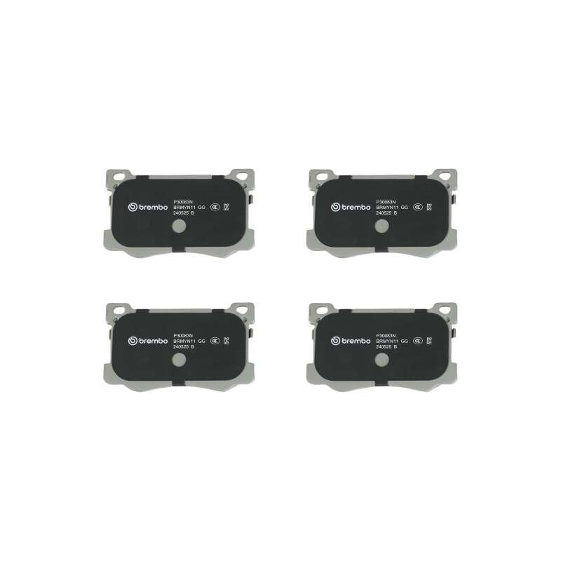 Brembo OE P30083N - BREP30083N - Brembo 16-17 Hyundai Genesis/ Genesis G80/ Kia K900 Front NAO Brake Pad - Shipped in Europe - Tuningsupply.com