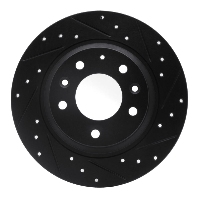 R1 Concepts 633-54064R - RNC633-54064R - R1 98-15 Ford Fusion Rear Right Drilled & Slotted Black Brake Rotor - Shipped in Europe - Tuningsupply.com