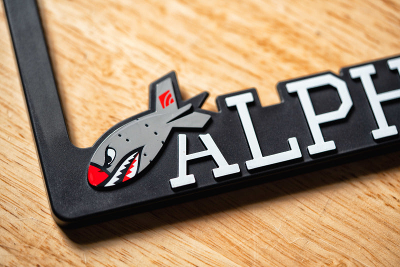 AMS AMS.00.16.0002-1 - AMSAMS.00.16.0002-1 - AMS Performance AMS / Alpha Army License Plate Frame - Shipped in Europe - Tuningsupply.com