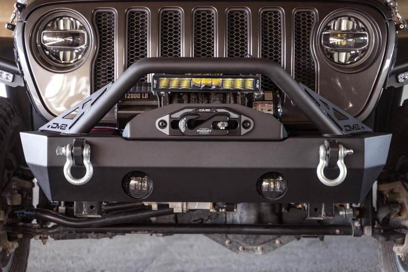 DV8 Offroad - DVEFBJL-05 - DV8 Offroad 07-23 Jeep Wrangler JK/JL & Gladiator JT FS-15 Series Front Bumper - Shipped in Europe - Tuningsupply.com