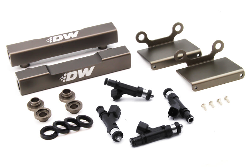 DeatschWerks - DWK6-101-1000 - DeatschWerks 04-06 Subaru STI/LGT Side Feed to Top Feed Fuel Rail Conv Kit w/ 1000cc Injectors - Shipped in Europe - Tuningsupply.com