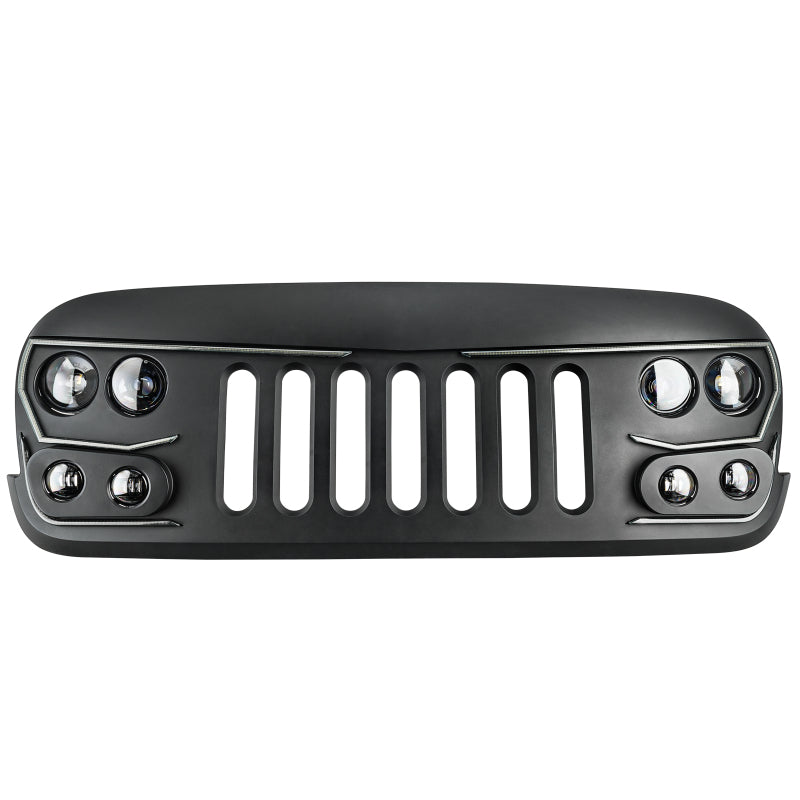 ORACLE Lighting 5817-PRO - ORL5817-PRO - Oracle VECTOR Series Full LED Grille - Jeep Wrangler JK - NA - Shipped in Europe - Tuningsupply.com
