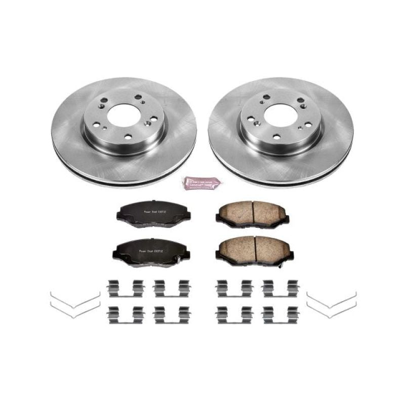 PowerStop KOE6490 - PSBKOE6490 - Power Stop 2013 Acura ILX Front Autospecialty Brake Kit - Shipped in Europe - Tuningsupply.com