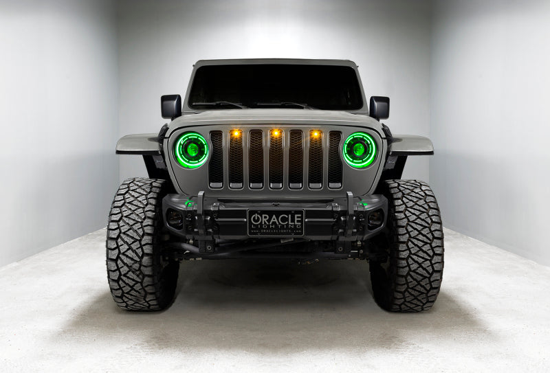 ORACLE Lighting 5839-504-B - ORL5839-504-B - Oracle Oculus Bi-LED Projector Headlights for Jeep JL/Gladiator JT - w/ Simple Controller - Shipped in Europe - Tuningsupply.com