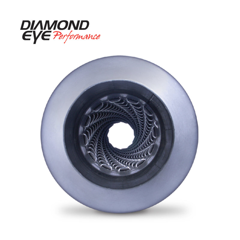 Diamond Eye Performance 460005 - DEP460005 - Diamond Eye Muffler 4inX30in LOUVERED AL - Shipped in Europe - Tuningsupply.com