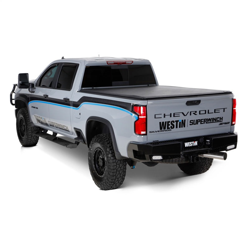 Westin 19-13995 - WES19-13995 - Westin 2024 Chevrolet Silverado 2500HD Soft Roll Tonneau Cover - Black - Shipped in Europe - Tuningsupply.com