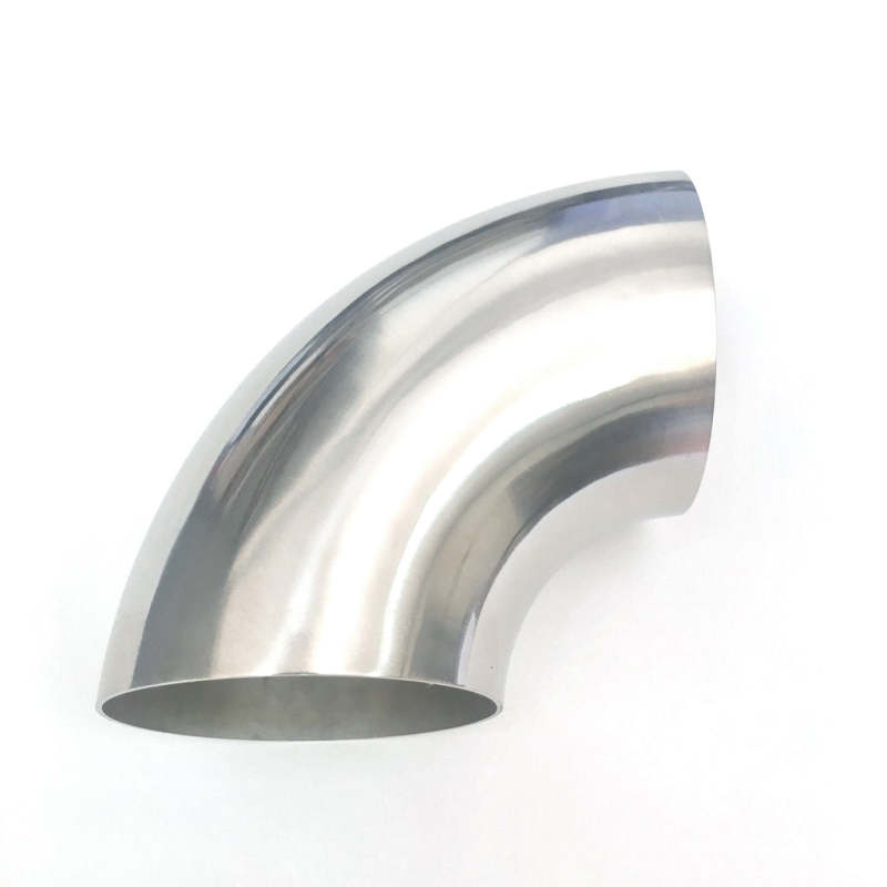 Ticon 101-08954-3110 - TIC101-08954-3110 - Ticon Industries 3.5in. Titanium 90 Degree Elbow 1D 1.2mm/.049in. No Leg - Shipped in Europe - Tuningsupply.com