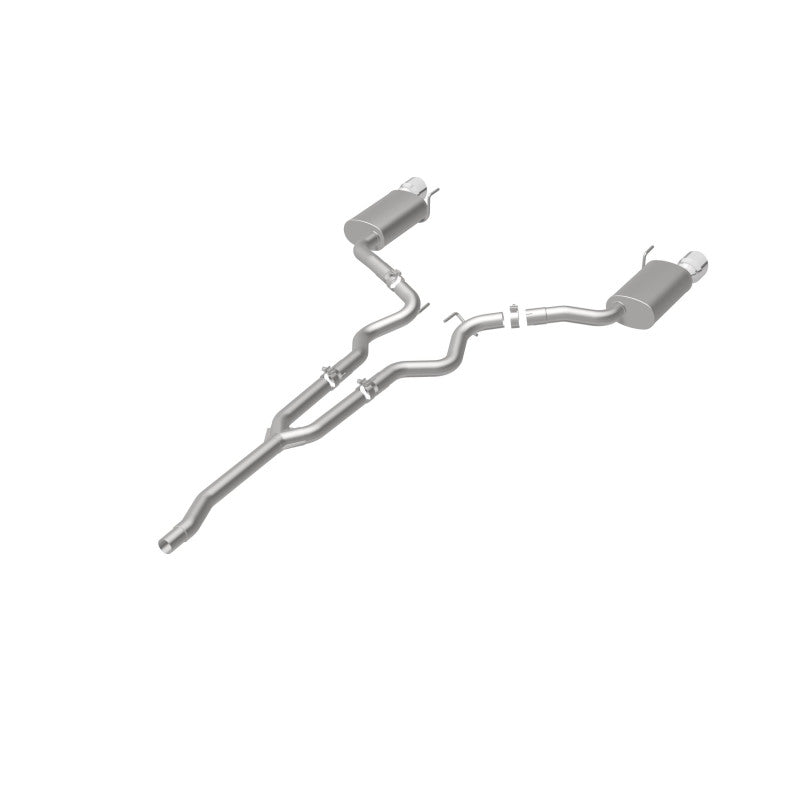 Magnaflow 19097 - MAG19097 - MagnaFlow Cat Back, SS, 2.5in, Street, Dual Split Polished 4.5in Tips 2015 Ford Mustang Ecoboost - Shipped in Europe - Tuningsupply.com