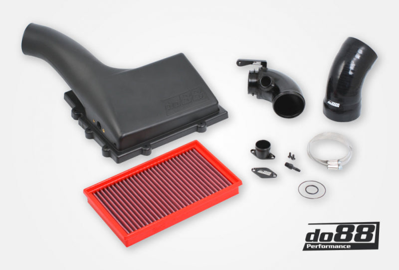 do88 LF-120-S-F-130 - DOBLF-120-S-F-130 - do88 VAG 1.8 2.0 TSI (MQB) V1 Intake System w/Inlet Pipe Black Hose Filter - Shipped in Europe - Tuningsupply.com