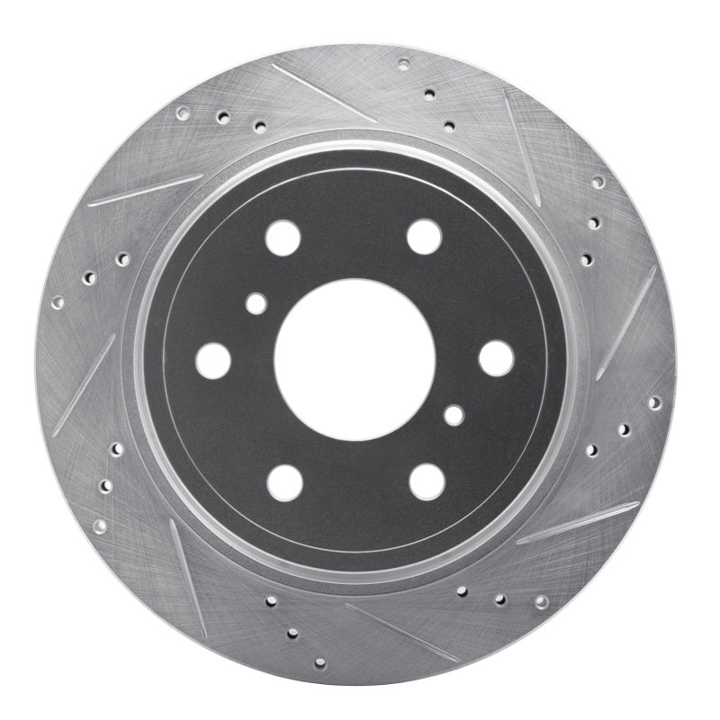 R1 Concepts 631-48053R - RNC631-48053R - R1 07-20 Cadillac Escalade ESV Rear Right Drilled & Slotted Silver Brake Rotor - Shipped in Europe - Tuningsupply.com