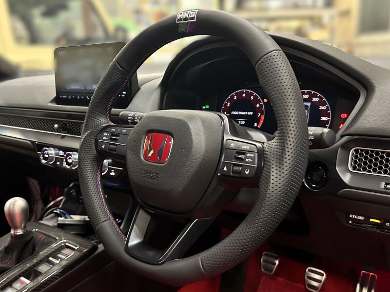 HKS 51999-AH003 - HKS51999-AH003 - HKS Honda Civic FL5 Replacement Steering Wheel - Shipped in Europe - Tuningsupply.com