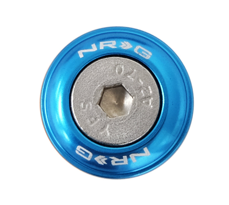 NRG FW-100BL - NRGFW-100BL - NRG Fender Washer Kit w/Rivets For Plastic (Blue) - Set of 10 - Shipped in Europe - Tuningsupply.com