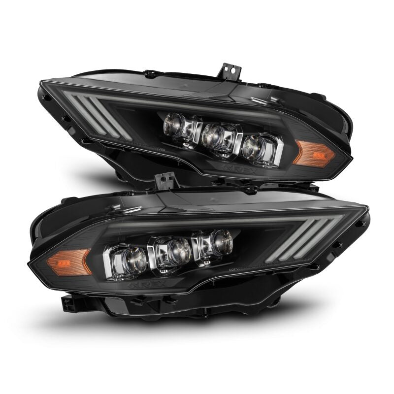 AlphaRex 880258 - ARX880258 - AlphaRex 18-22 Ford Mustang NOVA-Series LED Projector Headlights Black - Shipped in Europe - Tuningsupply.com