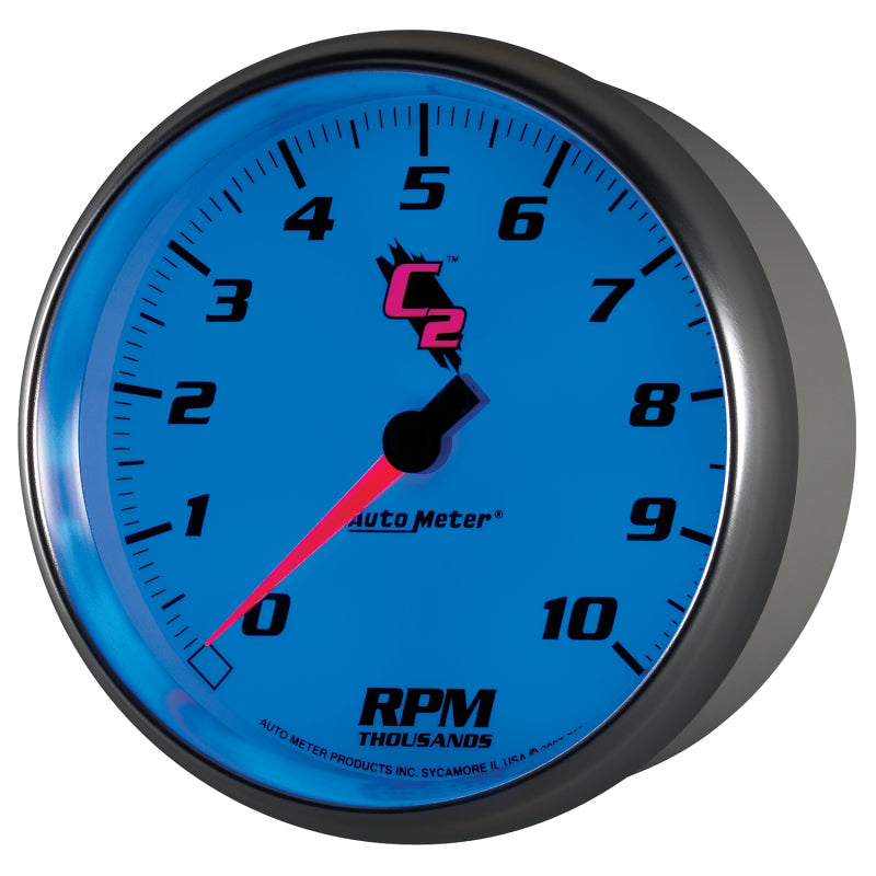 AutoMeter 7298 - ATM7298 - Autometer C2 5 inch 10000 RPM In-Dash Tachometer - Shipped in Europe - Tuningsupply.com
