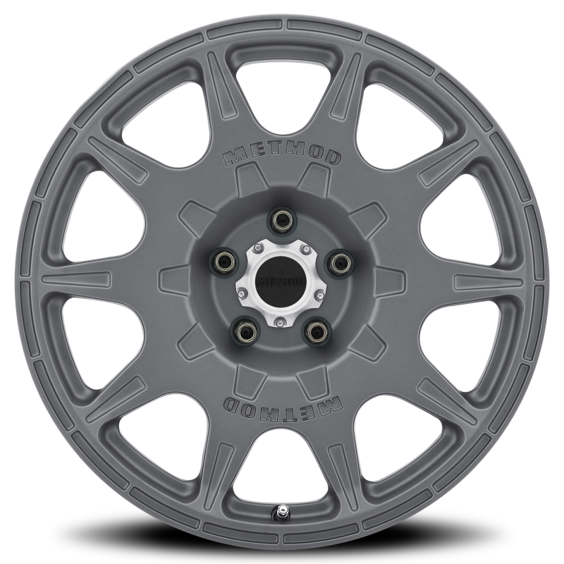 Method Wheels MR50278012838-2 - MRWMR50278012838-2 - Method MR502 RALLY 17x8 +38mm Offset 5x4.5 67.1mm CB Titanium Wheel - Shipped in Europe - Tuningsupply.com