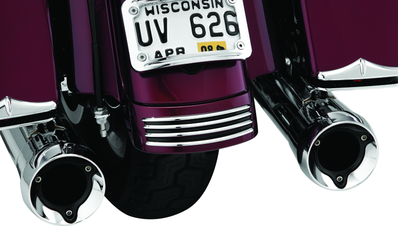 Kuryakyn 7797 - KUR7797 - Kuryakyn Rear Fender Accents FLHX & FLTR Models Chrome - Shipped in Europe - Tuningsupply.com