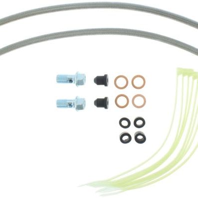 Stoptech 950.58001 - STO950.58001 - StopTech 11-14 Jeep Grand Cherokee (all) Stainless Steel Front Brake Lines - Shipped in Europe - Tuningsupply.com