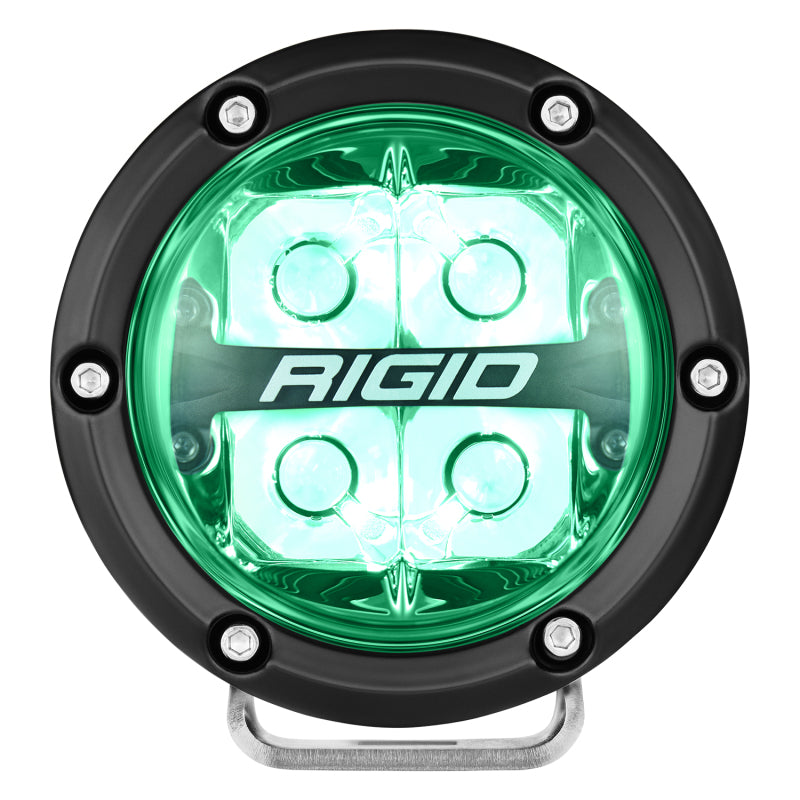 Rigid Industries 36402 - RIG36402 - Rigid Industries 360-Series 4in LED Off-Road Spot Beam - RGBW (Pair) - Shipped in Europe - Tuningsupply.com