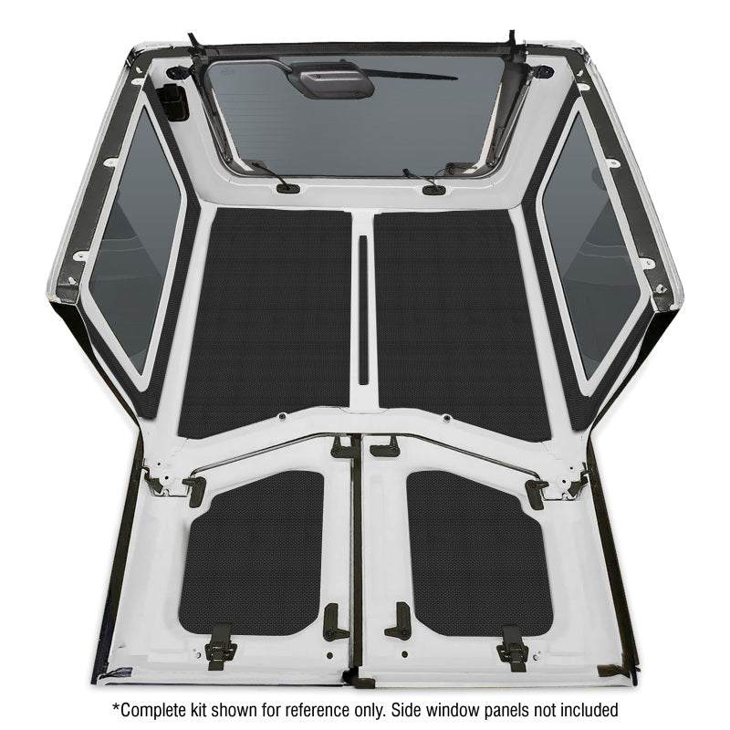 DEI 50188 - DEI50188 - DEI 18-23 Jeep Wrangler JL 2-Door Boom Mat Headliner - 5 Piece - Black - Shipped in Europe - Tuningsupply.com