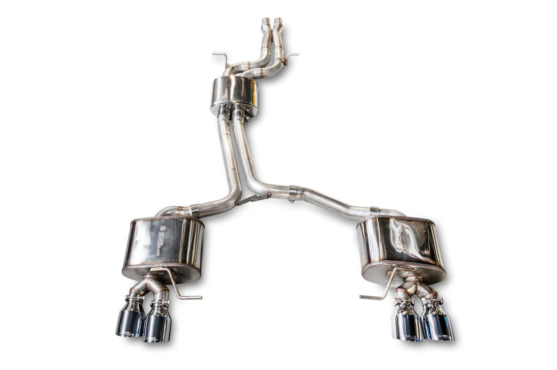 AWE Tuning 3015-42052 - AWE3015-42052 - AWE Tuning Audi 8R SQ5 Touring Edition Exhaust - Quad Outlet Chrome Silver Tips - Shipped in Europe - Tuningsupply.com