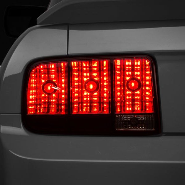 Raxiom 49066 - RAX49066 - Raxiom 05-09 Ford Mustang Tail Lights- Black Housing (Smoked Lens) - Shipped in Europe - Tuningsupply.com