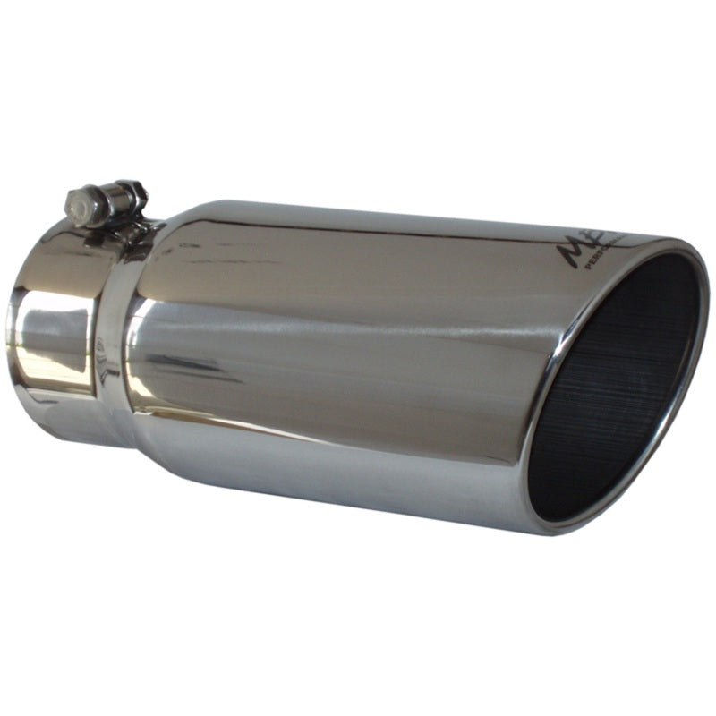 MBRP PT5051 - MBRPT5051 - MBRP Universal Tip 5 O.D. Angled Rolled End 4 inlet 12 length - Shipped in Europe - Tuningsupply.com