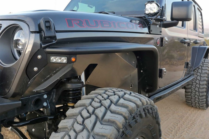 Fabtech - FABFTS24212 - Fabtech 18-21 Jeep JL 4WD Front Steel Tube Fenders - Shipped in Europe - Tuningsupply.com