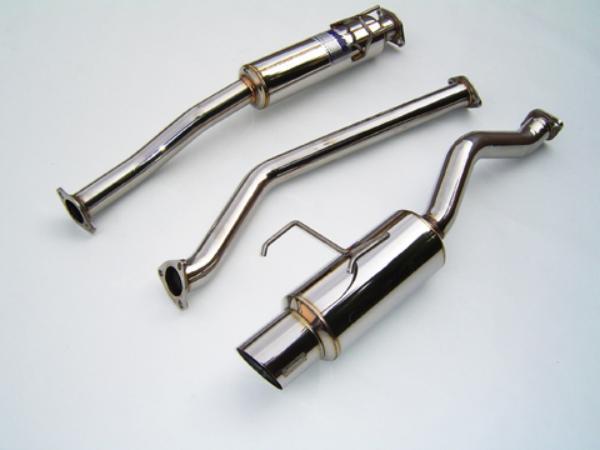 Invidia - INVHS01AR1GTP - Invidia 01-06 Acura RSX DC5 Type-S 60mm (101mm tip) Cat-back Exhaust - Shipped in Europe - Tuningsupply.com